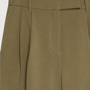 🚨NWT🚨OAK + FORT Olive Green Wide Leg Trousers